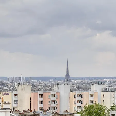 Magnifique Avec Vue Sur Tour Eiffel Avec 3 París